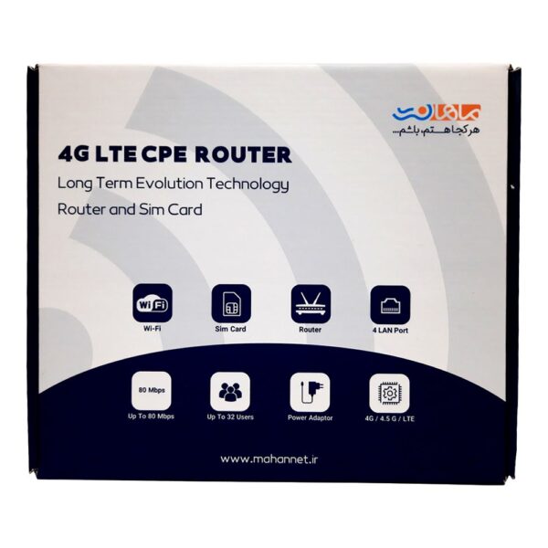 مودم 4.5G / TD-LTE ماهان نت مدل TF-i60 S1 - Image 3