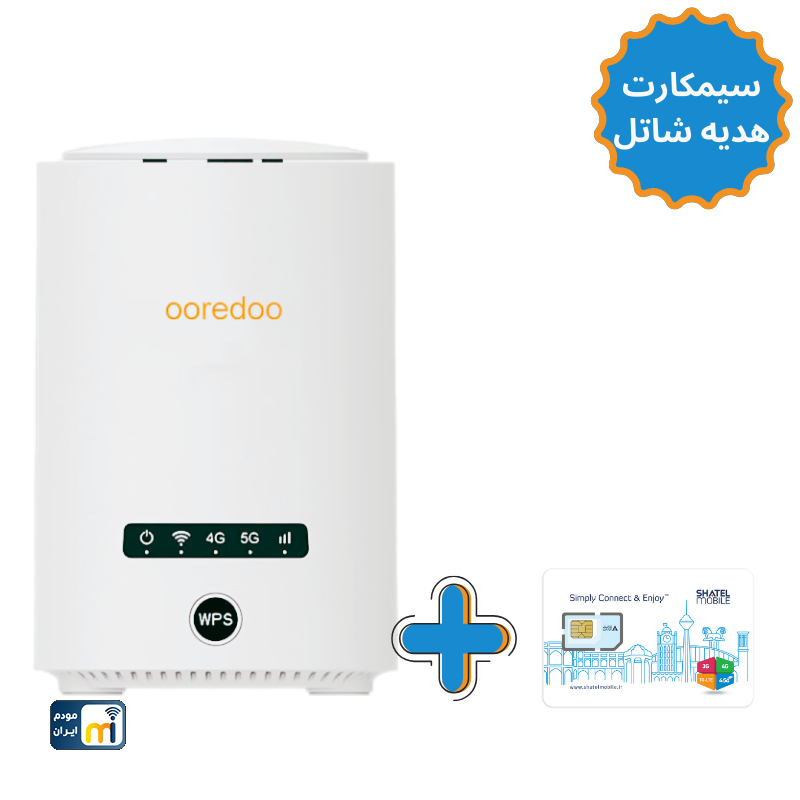 مودم TD-LTE/5GبرندZLT مدلX20+سیم کارت شاتل (کارکرده)