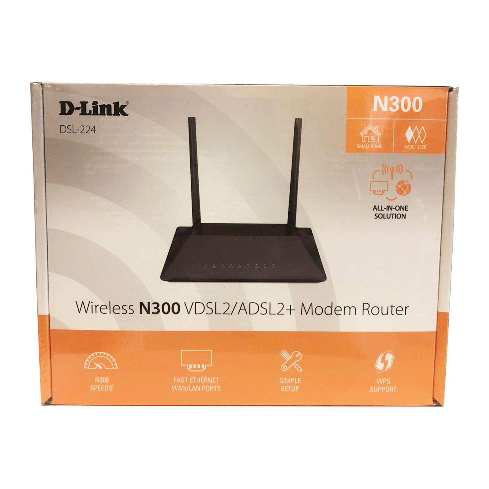مودم روتر بی سیم ADSL/VDSL دی-لینک | D-Link مدل DSL-224