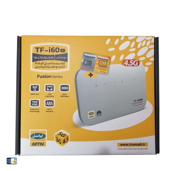 مودم 4.5G / TD-LTE ایرانسل مدل TF-i60 H1 - Image 3