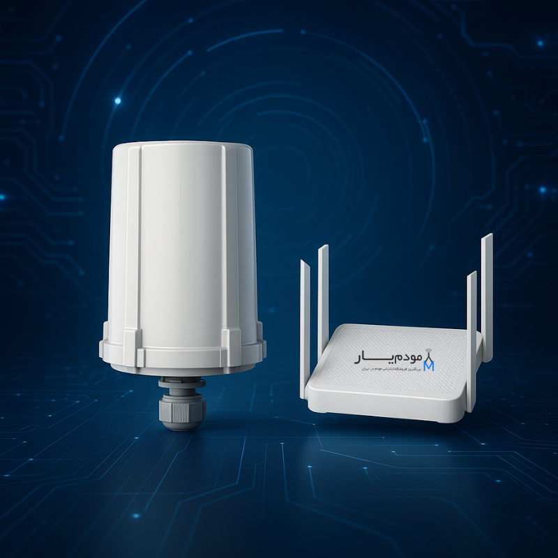 مودم بیرونی ZLT X16 به همراه روتر ZLT W51