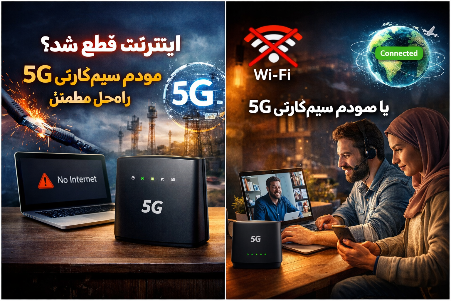 مودم سیمکارتی در زمان محدودیت اینترنت مهم است